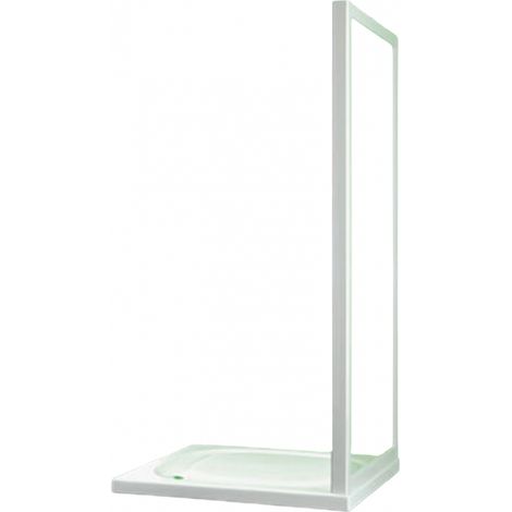 Forte - Parete Fissa 75-72 Per Box Vela (Lato Senza Magnete) - Vetro In Acrilico Opaco - Serie Skipper - Articolo: Bs111