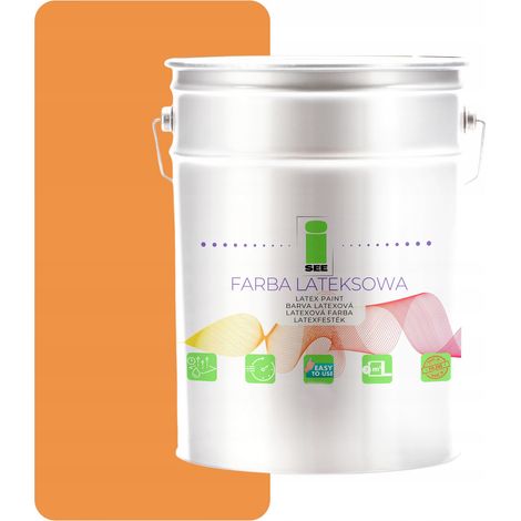 HONIGORANGE LATEX-WANDFARBE 5L POLEN
