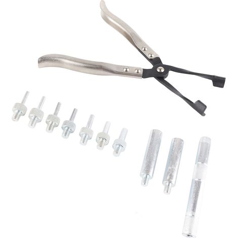 Kit d'extraction et d'installation de joints de soupape, pince pour joint de tige de soupape, douille adaptatrice pour la réparation de moteurs automobiles (1/5)
