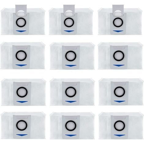 12er-Pack Staubsaugerbeutel-Zubehör für Ecovacs Deebot X1 Omni / X1 e Omni, Ersatz-Staubbeutel für Staubsauger (1/4)