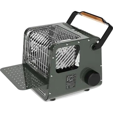 Cuisinière à gaz, Design portable, Chauffage efficace, Vert (1/2)