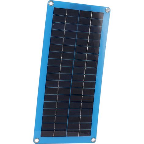 100-W-Tragbares Solarpanel, polykristallines Silizium-Solarpanel, klein, blau, Ladegerät für Batterien zu Hause, im Auto und auf dem Boot (1/5)