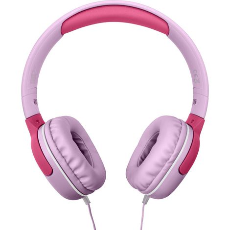 KidsBeat 2 Headphones volume limited max 85dB 3.5mm connector Pink (1/5)