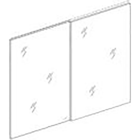 Supplément pour  portes coulissantes -option - Diamond