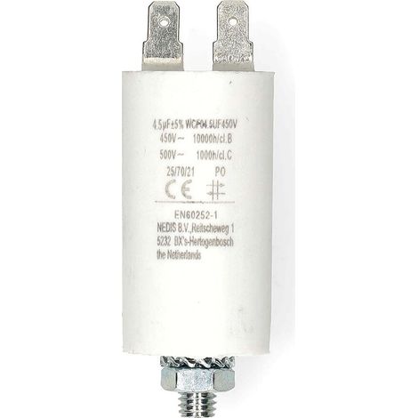 Nedis Multipack Kondensator / 4.5 uF / 450 V / Faston / 10 Stück - 10 Stück