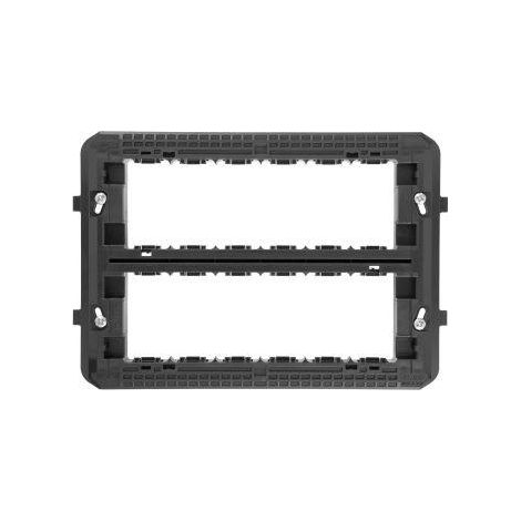 SUPPORT 12 POSTES PLAQUES SYSTEM/VIRNA GEWISS GW24241