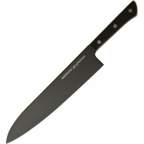 Couteau de chef Samura Shadow 24 cm, acier AUS-8, revêtement antiadhésif
