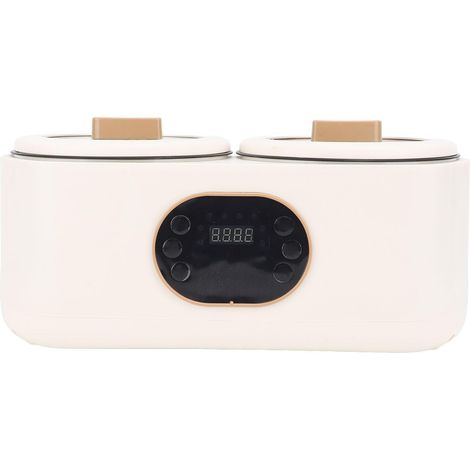 Double Mijoteuse 2 en 1, Double Mijoteuse et Cuiseur à Riz, Double Cuiseur à Riz Intérieur avec 6 Réglages de Cuisson, Marmite électrique pour la Maison (1/5)