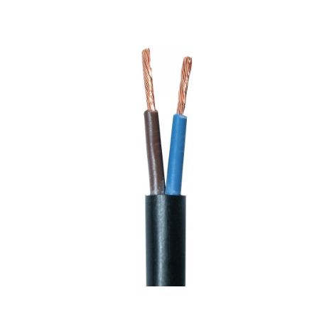 Cavo elettrico nero OMY 2x1 da 25 m (1/2)