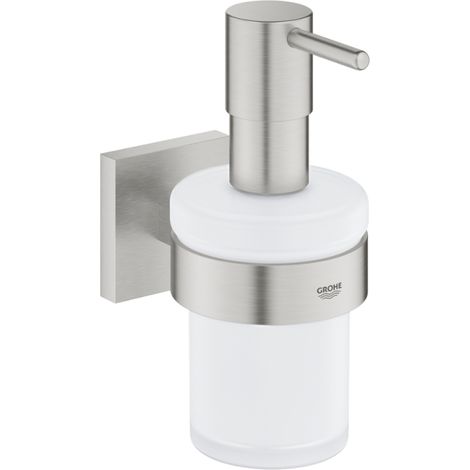 Grohe QuickFix Start Cube - Dispensador de detergente con soporte, cristal/supersteel 41098DC0
