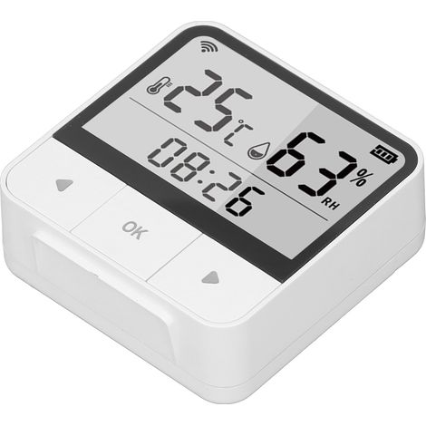 Hygrometer-Thermometer mit intelligentem WLAN- und Bluetooth-Sensor für Raumtemperatur und Luftfeuchtigkeit – Digitales elektronisches Messgerät (1/5)