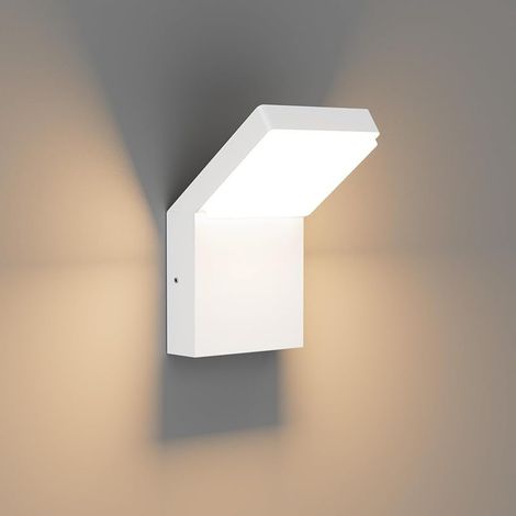 24W Applique Murale LED Extérieure Intérieur, Éclairage Mural Imperméable IP54, Lampe Extérieure Aluminium Moderne pour Terrasse Entrée Jardin, 1500 Lumen, Blanc, Blanc Chaud 3000K (1/5)
