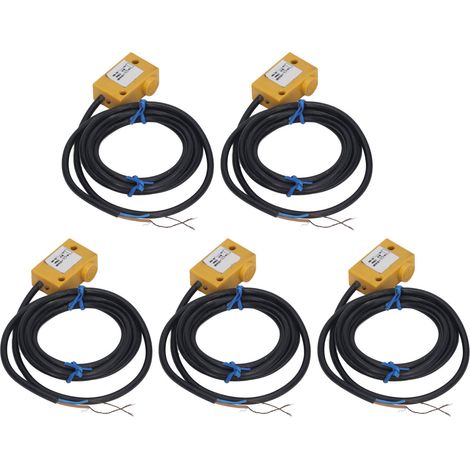 5 capteurs de proximité inductifs à 2 fils, normalement ouverts, boîtier ABS IP65, pour applications industrielles, 10-36 V CC (1/5)