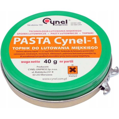 Pasta saldante morbida Cynel-1 45 g Pasta saldante Cynel BGA SMD (1/5)