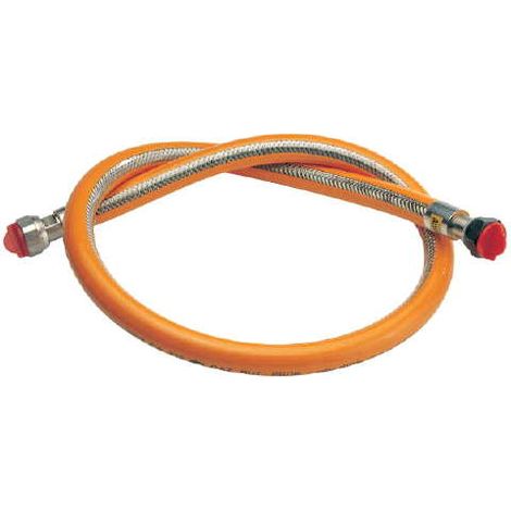 Tuyau flexible inox pour gaz butane propane 2m – Norme française – Raccordement plancha – Pression nominale 4 bars – Home Gaz (1/4)