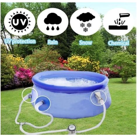 Auslaufsicherer, flexibler Poolschlauch – 32 mm – 2 Stück – 150 cm (1/3)