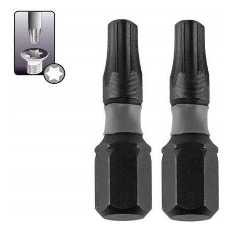 Embouts de tournevis à percussion Torx T30x25mm, blister de 2 pièces (1/3)
