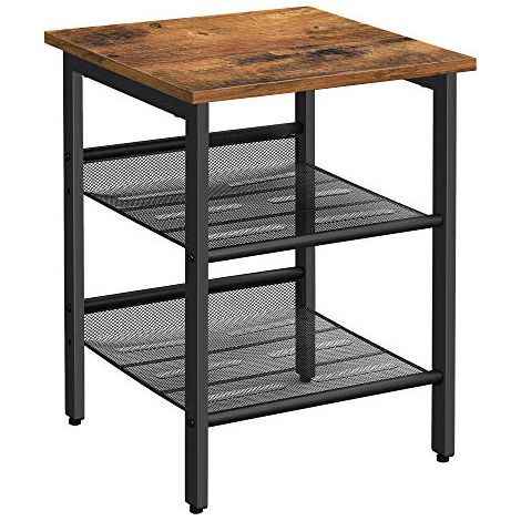 Table d'appoint avec étagères en mezzanine (1/5)