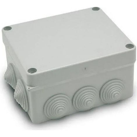 Caja Electricidad Estanca 160X135X83 Con Conos Abs Gris Famat