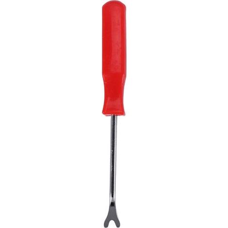Outil de démontage/tournevis/arrache-clous rouge de 10 cm pour panneaux intérieurs de portières de voiture (1/3)