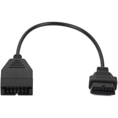 Câble de diagnostic, adaptateur de connecteur d'outil de diagnostic GM OBD1 12 broches vers OBD2 16 broches (1/5)