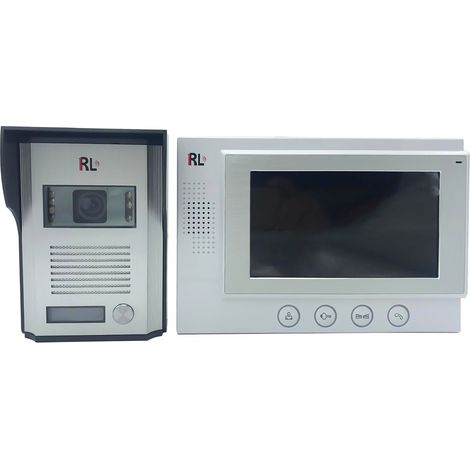 Kit Videocitofono Monofamiliare Monitor 7'' TFT Telecamera IR Apriporta RL06M (1/3)
