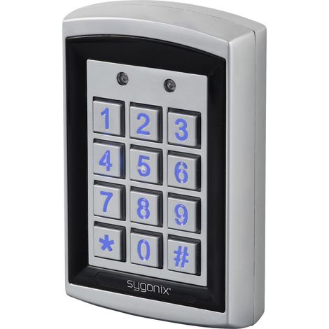 Sygonix SY-6428612 Code-Tastatur mit RFID Oberflächenmontage 12 V DC/AC, 24 V DC/AC IP66 mit beleuc (1/5)