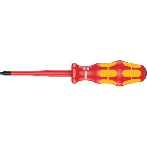 Tournevis VDE isolé pour vis cruciformes avec Lame à diamètre réduit PH 2 (1/5)