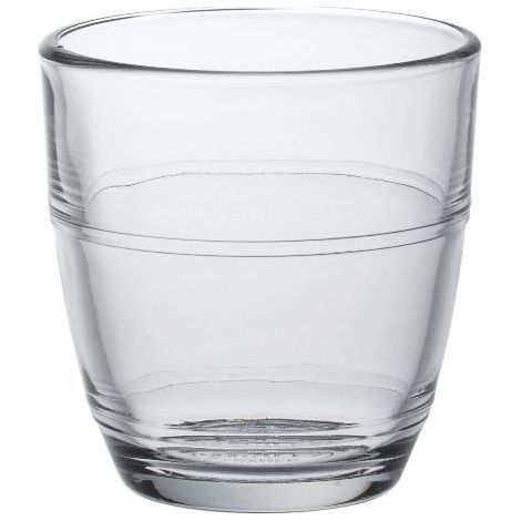 Lot de 6 gobelets en verre trempé 9 cl – Résistants aux chocs thermiques – Pour usage quotidien – Fabriqués en France – Duralex