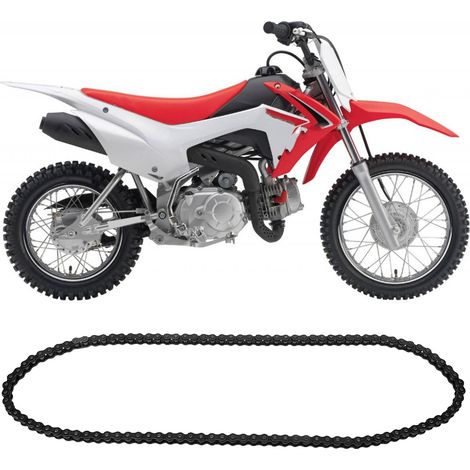 Motorrad-SUV-Kette 420, 106 Glieder, passend für Lifan Zongshen Pit Dirt Bike SSR XR50 CRF50 (1/5)