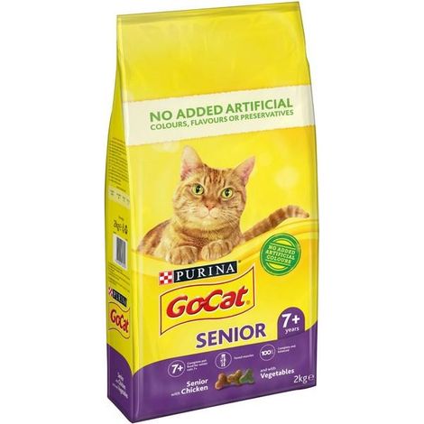Go Cat Complete Senior Cat Chicken Rice and Veg 2kg PK4 - 111308 (1/2)