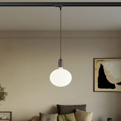 Creative Cables – Pendelleuchte mit Holzfassung – Leuchtmittel nicht enthalten