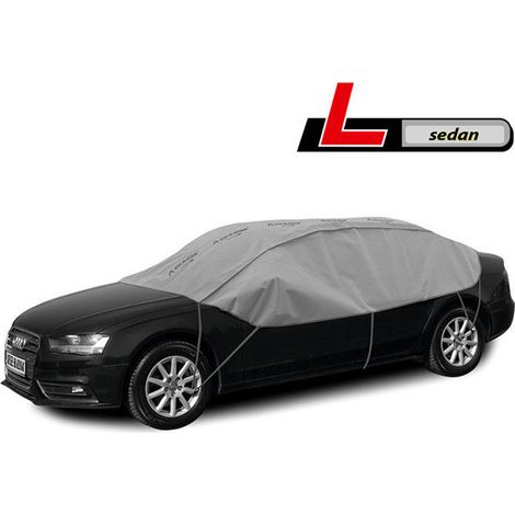 Dach- und Fensterabdeckung Kegel, Serie Optimal, Größe L, grau, für Limousine (280–310 cm)