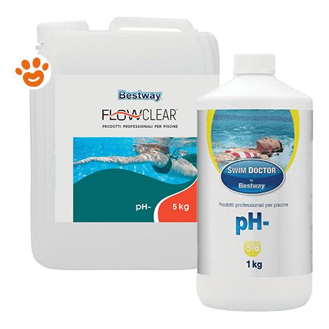 Bestway Ph- Meno - Confezione 1 Kg - TRATTAMENTO Acqua