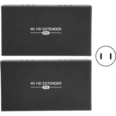 4K-HDMI-Verlängerungsadapter, Kupplungsstecker für HD-Fernseher mit amerikanischem Stecker