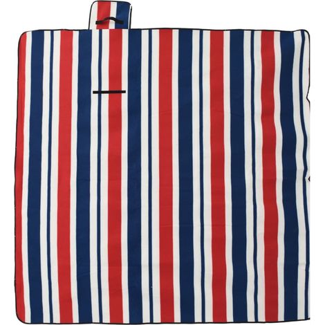Couverture de pique-nique pliable 200x200 cm velours CFW341850 (1/5)