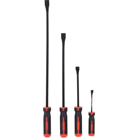Set mit abgewinkelten Hebelstangen, 4-teilig, 8 Zoll, 12 Zoll, 18 Zoll, 24 Zoll, 60 HRC, verstärkt und 30° gebogenes Autoreifen-Reparaturset (1/5)