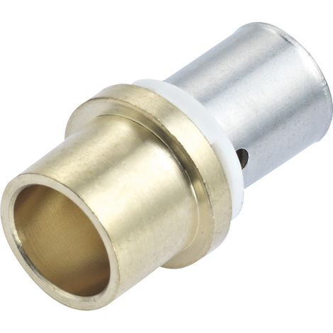 COMAP Manchons droits pour tubes PER à sertir et à souder - Diamètre ⌀12x1,1 mm - Cuivre 12 - Raccords PexPress - S724301003U