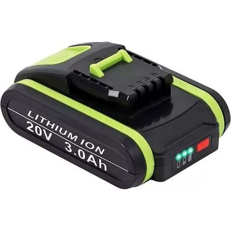La batterie au lithium remplace la batterie pour outil électrique Worx 20V 3AH WA3551 WG169 WA3516 3X372 (1/5)