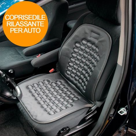 Housse De Siège Tissu Magnétique Dossier Relaxant Voiture Massage