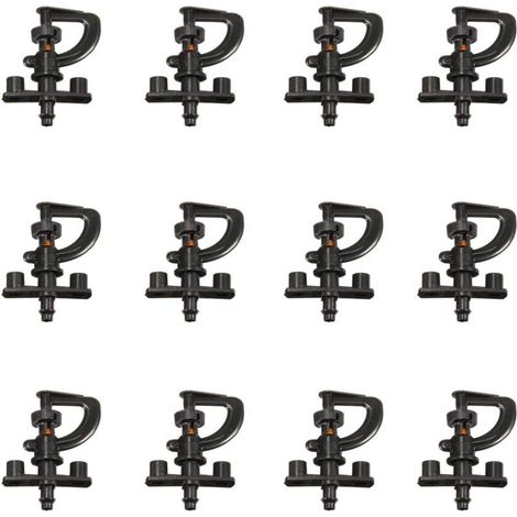 Lot de 20 Arroseurs Micro Irrigation Rotatifs 360° Type G pour Jardin, Système de Brumisation Efficace pour Plantes (1/4)