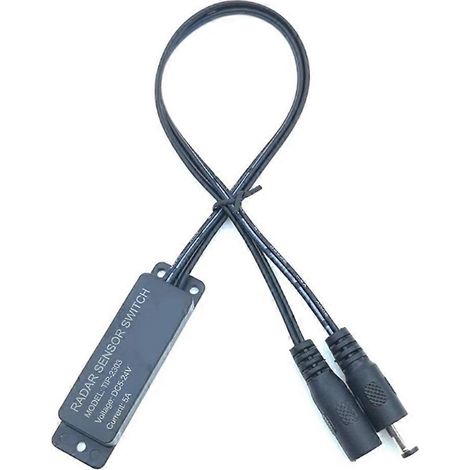 Contrôleur de capteur radar à micro-ondes CC 5-24 V, interrupteur à induction de corps humain pour barre lumineuse monochrome LED PWM (1/5)