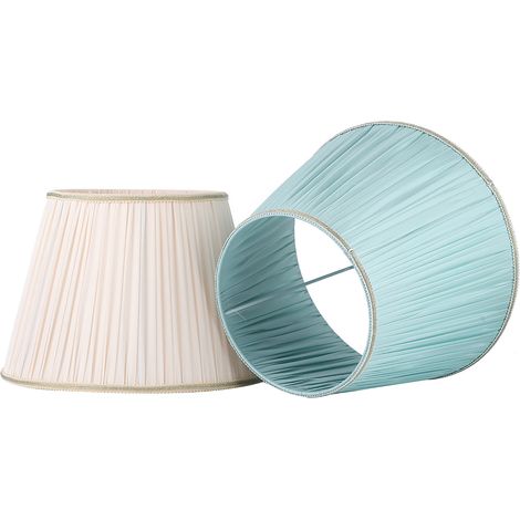 2er-Set moderne Stofflampenschirme E27 für Schreibtischlampen im Wohnzimmer und Schlafzimmer (1/5)