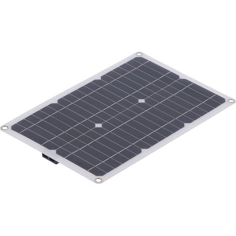 Kit de panneau solaire flexible 23 W avec double sortie USB + CC et chargeur solaire pour batterie de voiture 12 V