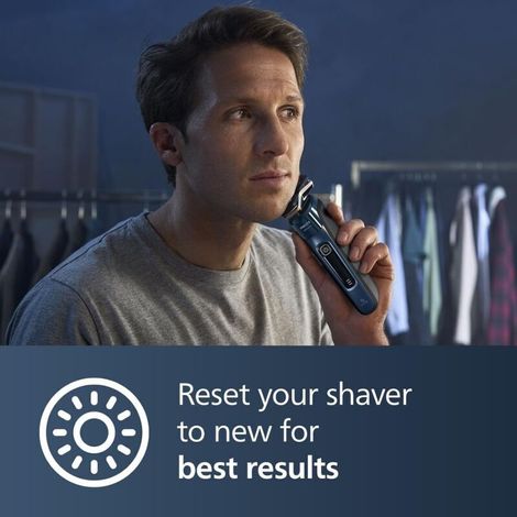 [JAMAIS UTILISÉ]Philips - SH71/50 Scherköpfe, kompatibel mit Philips Rasierern der Serien 7000 (S7XXX) und 5000 (S55XX), neue Version als Ersatz für RQ12/70, RQ12/60, SH60/70 und SH70/70