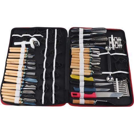 Lot de 80 outils de sculpture culinaire pour découper, éplucher et décorer fruits et légumes (1/5)