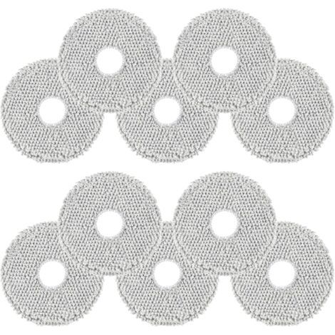 10er-Pack Mopp-Pads für T10/T20/T30S/T50N50, kompatible weiche Mikrofaser, waschbarer und wiederverwendbarer Mopp (1/4)