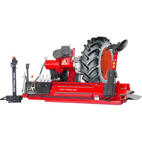 Mw Tools – Démonte-pneus hydraulique poids lourds 2 vitesses – Charge max 2200 kg – Diamètre de roue 2500 mm – BT950HP