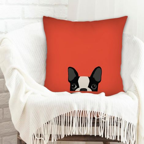 Housse de coussin carréedurable pour petit ami anniversaire anniversaire de naissance la saint-valentin noël (1/5)