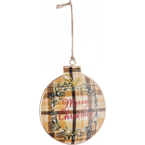 Pendaglio "Iskoc" in metallo per decorazione per albero di natale (1/2)